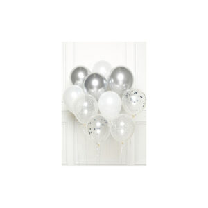 Amscan DIY Ballon-Set (Silber)