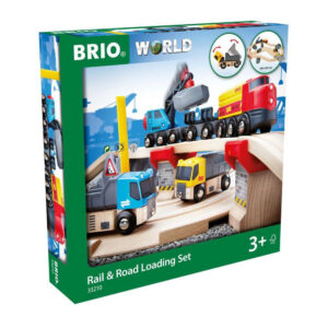 BRIO Rail & Road Loading Set