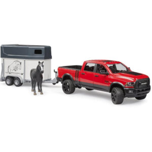 bruder RAM 2500 Power Wagon mit Pferdanhänger & Pferd (36, Kunststoff)