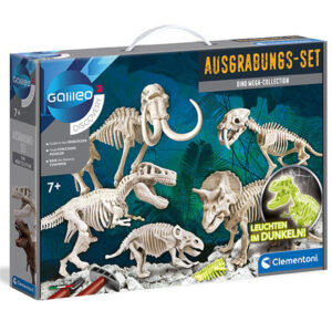 Clementoni Ausgrabungs-Set Dino Mega-Collection