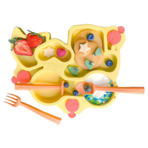 Constructive Eating Baby Lastwagen Teller, gelb (Gelb)