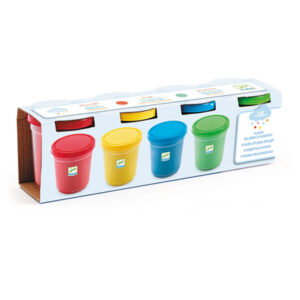 Djeco Djeco Knete 4 Farben (Blau, Gelb, Grün, Rot)