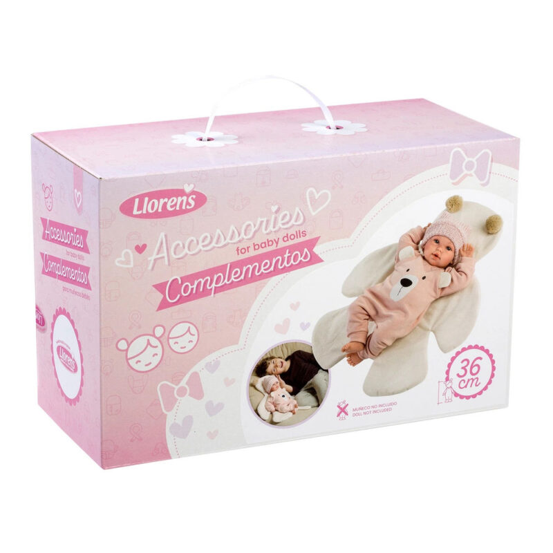 llorens baerendecke strampler rosa 36cm 426301