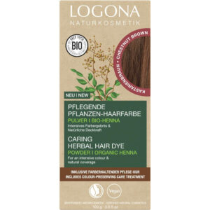 Logona Natürliche Haarfarbe Pulver (100 G, Braun, Kastanienbraun)