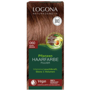 Logona Natürliche Haarfarbe Pulver - nussbraun (100 G, Braun)