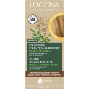 Logona Natürliche Haarfarbe Pulver (100 G, Braun, Kupferblond)