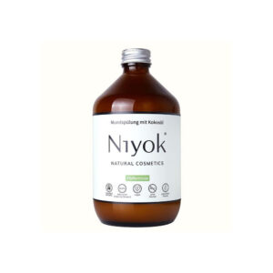 Niyok Mundspülung mit Kokosöl - Pfefferminze (500 ML)