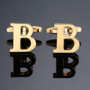 X-Tac Buchstabe B Manschettenköpfe (Edelstahl)