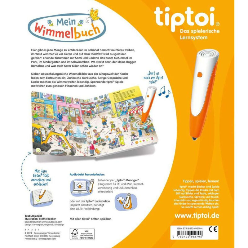 ravensburger tiptoi mein wimmelbuch 4361642