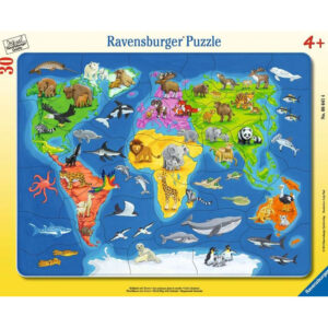 Ravensburger Weltkarte mit Tieren (48)