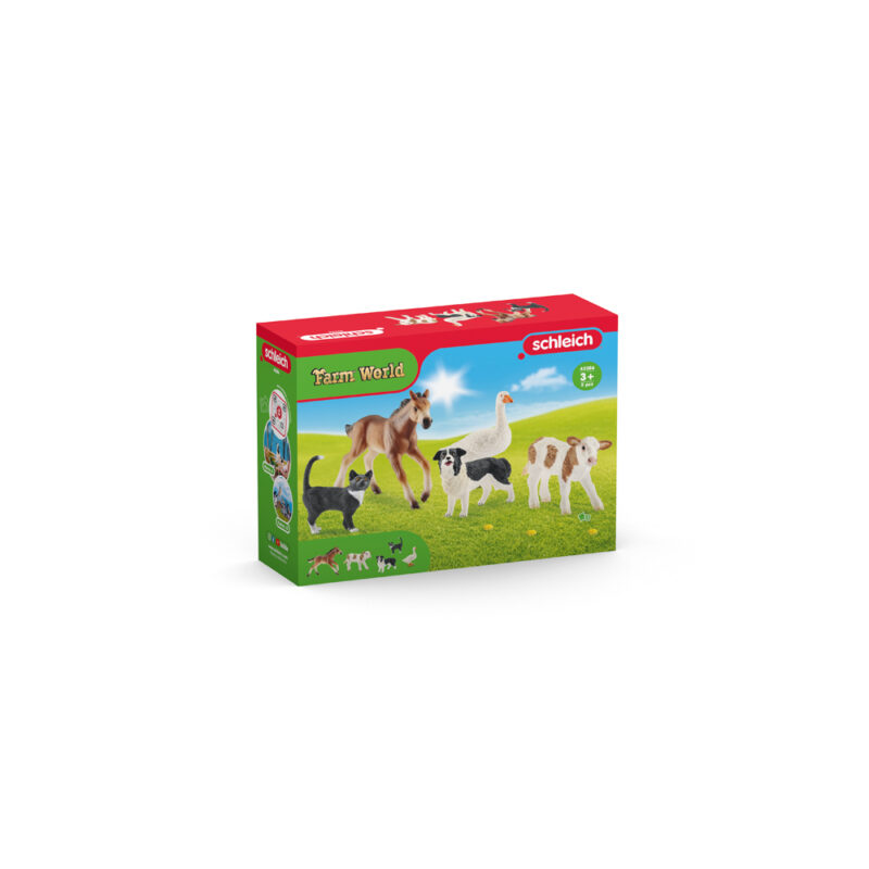 schleich farm world tier mix 5 assortiert 288947