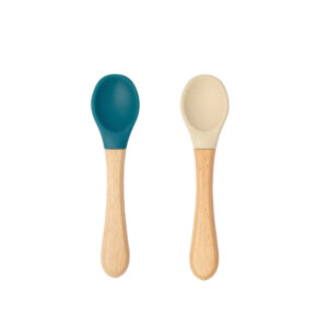 Soina Silikonlöffelset mit Bambusgriff (L)