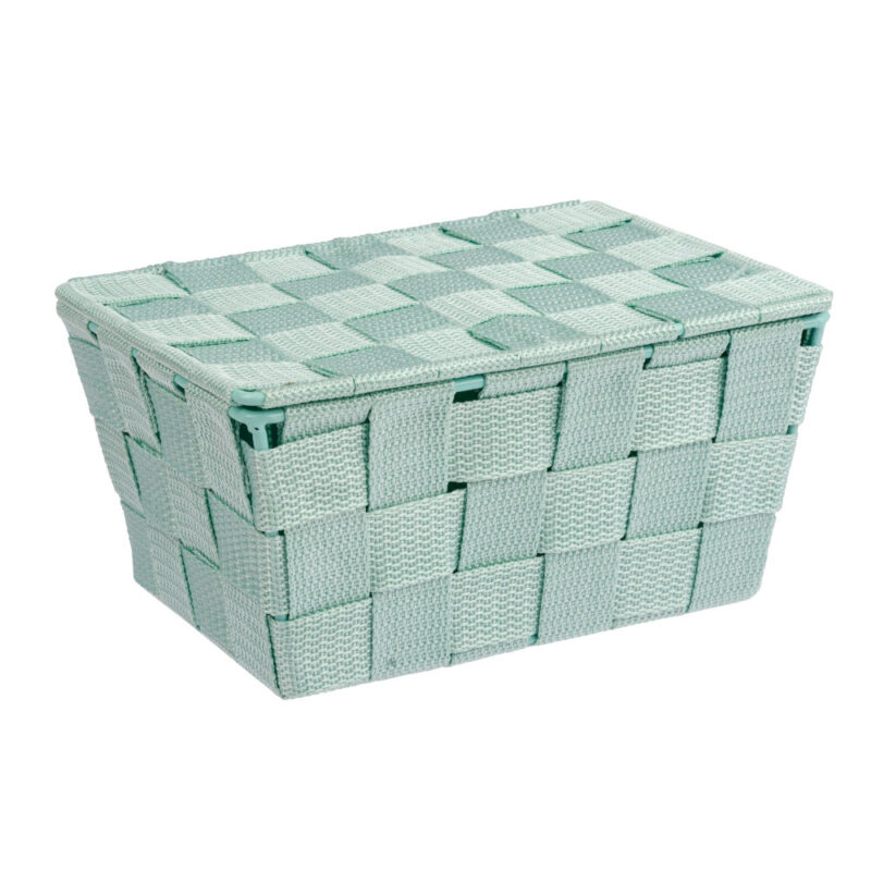 wenko badkorb adria mit deckel mint