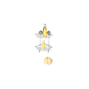 Wenko Vacuum-Loc Eckregal 2 Etagen