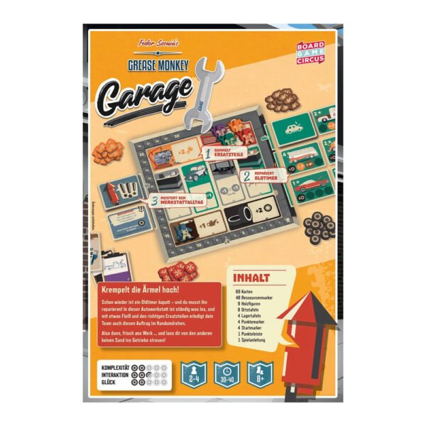 Grease Monkey Garage (d)-Board Game Circus – Bild 3