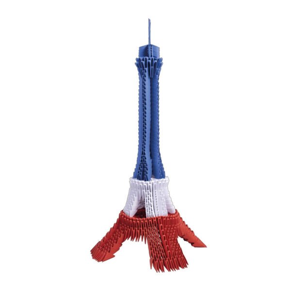 Creagami - Origami 3D Eiffelturm franz. Fahne 1100 Teile – Bild 2