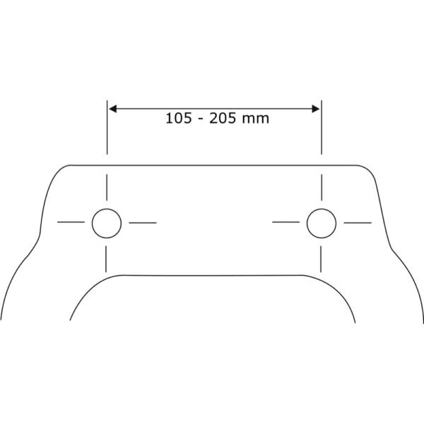 Wenko - WC-Sitz Eiche, grau, MDF – Bild 5