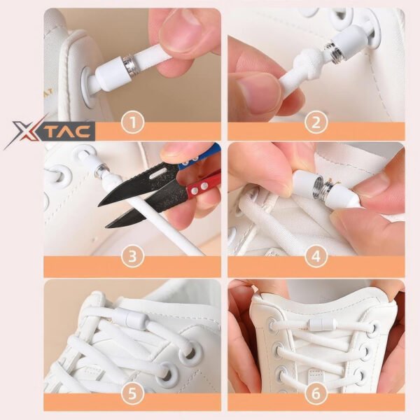 X-Tac - X-Style Elastische Schnürsenkel – Bild 2